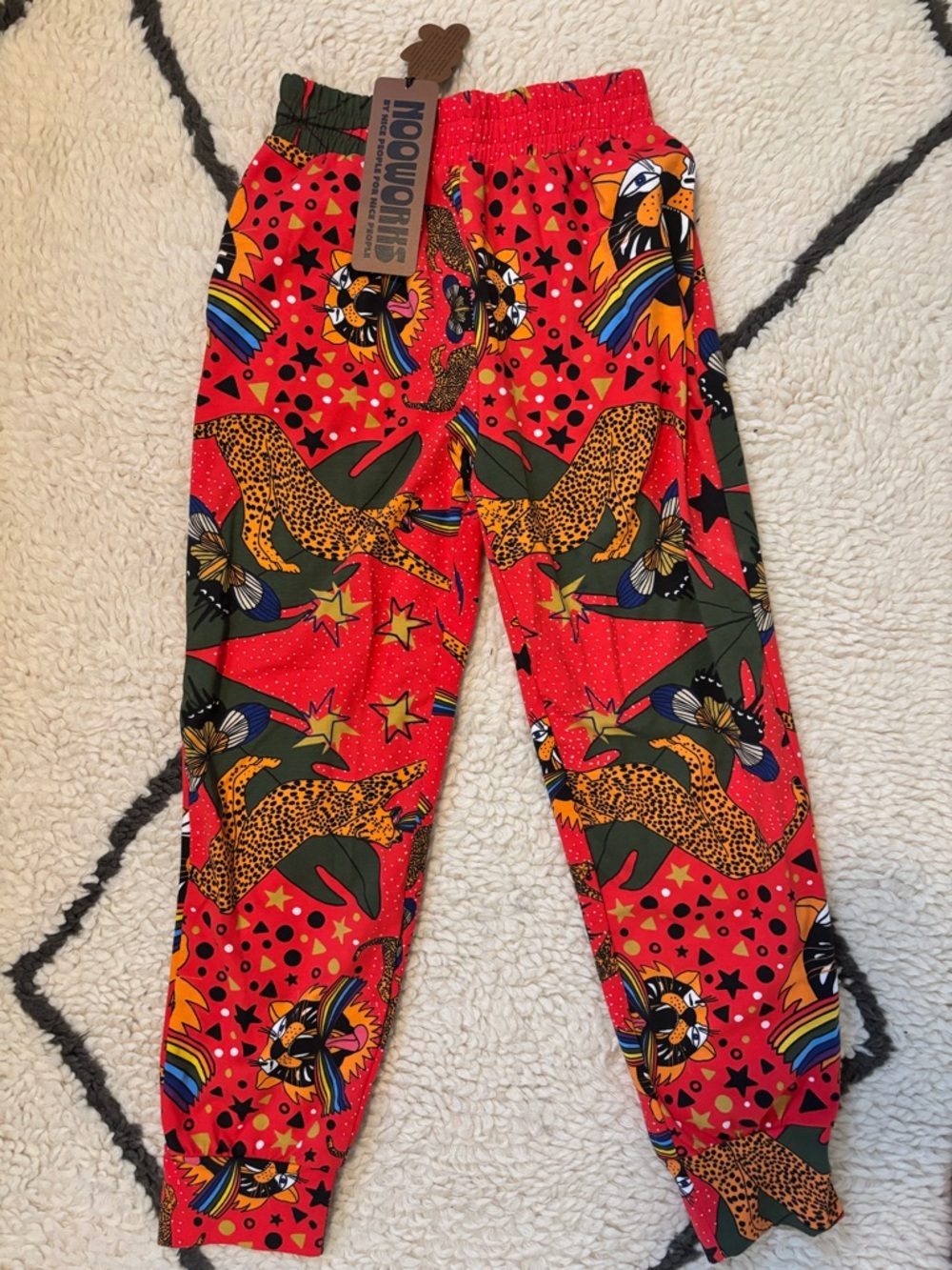 NOOWORKS Jogger - pride tiger NWT XS